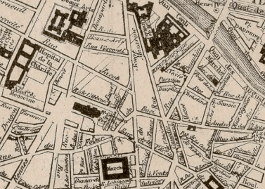 Place de Rennes, virtuellement au bout de la rue de Rennes