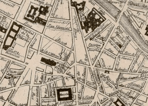 Place de Rennes, virtuellement au bout de la rue de Rennes