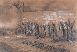 Darjou, le Mur des fédérés le 28 mai 1871