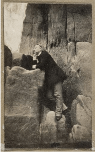 Victor Hugo, Rocher des proscrits, Jersey, 1853